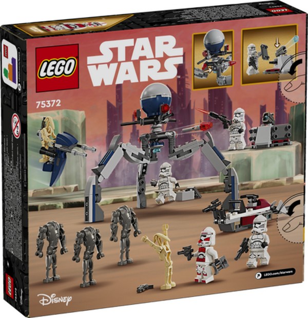 LEGO Star Wars 75372 Klónkatona™ És Harci Droid™ Harci Csomag