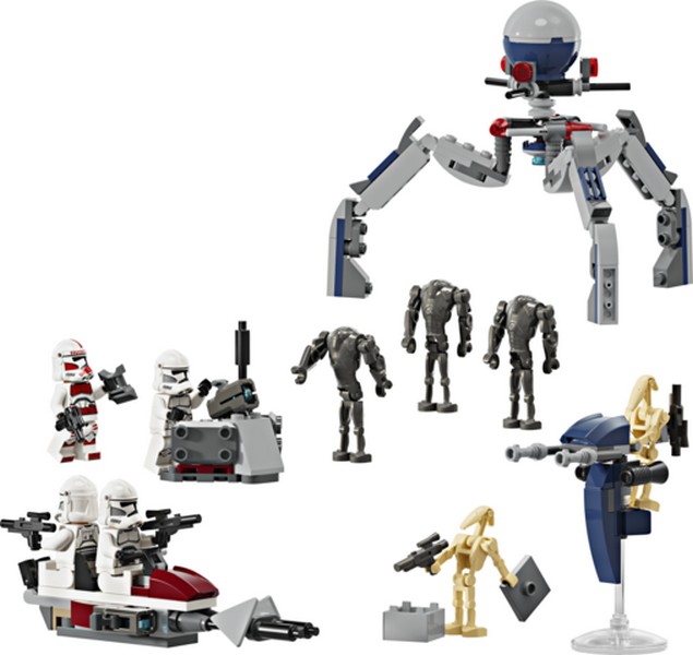 LEGO Star Wars 75372 Klónkatona™ És Harci Droid™ Harci Csomag