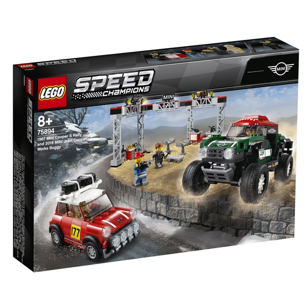 LEGO Speed Champions 75894 1967 Mini Cooper S Rally és 2018 MINI John Cooper Works Buggy