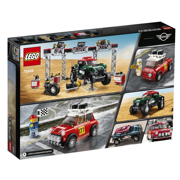 LEGO Speed Champions 75894 1967 Mini Cooper S Rally és 2018 MINI John Cooper Works Buggy