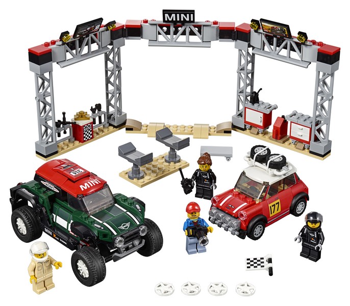 LEGO Speed Champions 75894 1967 Mini Cooper S Rally és 2018 MINI John Cooper Works Buggy