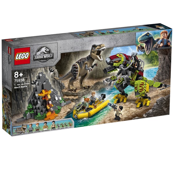 LEGO Jurassic World 75938 T. rex és Dino-Mech csatája