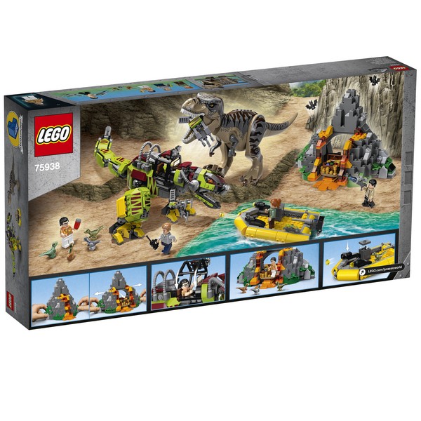 LEGO Jurassic World 75938 T. rex és Dino-Mech csatája