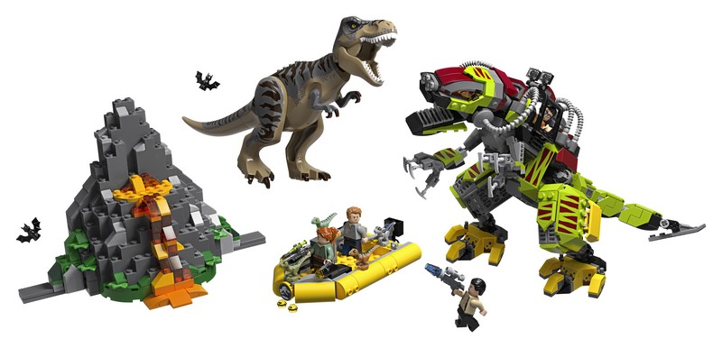 LEGO Jurassic World 75938 T. rex és Dino-Mech csatája