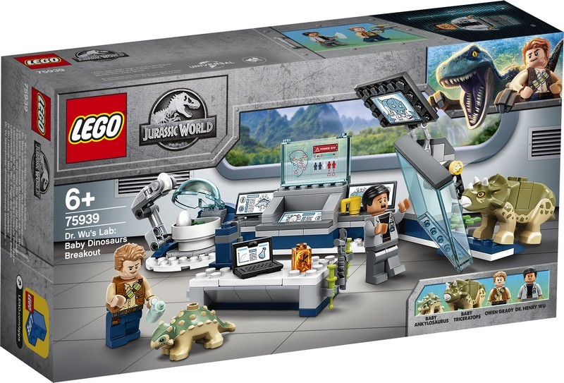 LEGO Jurassic World 75939 Dr. Wu laborja - Bébidinoszaurusz