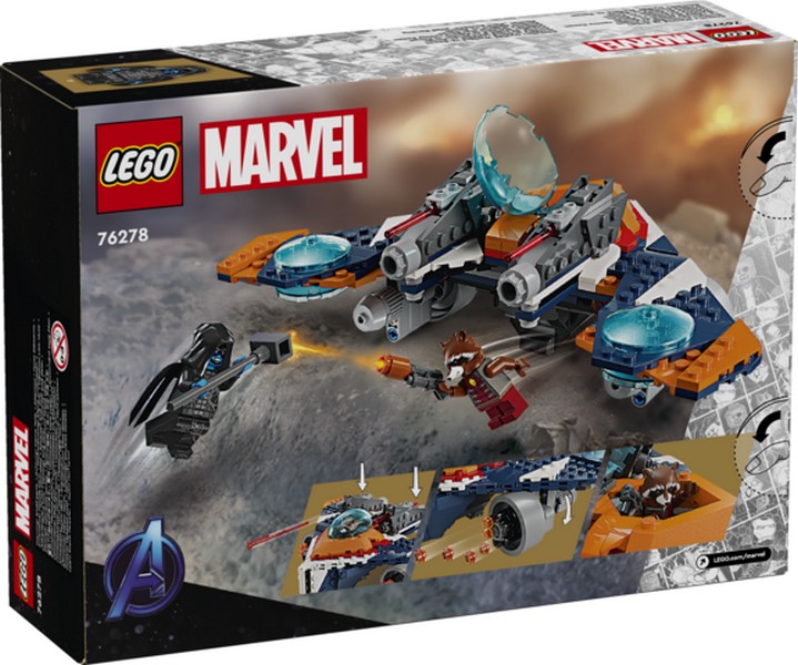 LEGO Super Heroes 76278 Mordály Warbird Repülője Vs. Ronan