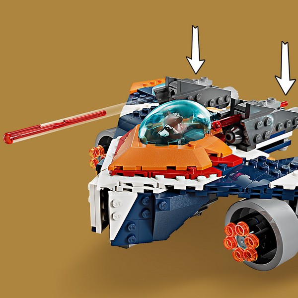 LEGO Super Heroes 76278 Mordály Warbird Repülője Vs. Ronan