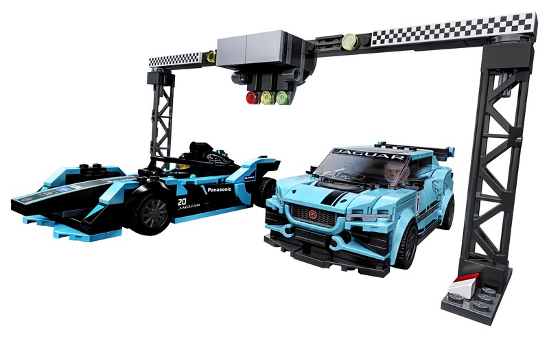 LEGO Speed Champions 76898 Formula E Panasonic Jaguar Racing GEN2 car &amp; Jaguar I-PACE eTROPHY