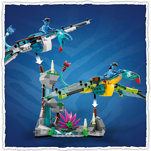 LEGO Avatar 75572 Jake és Neytiri első Banshee repülése
