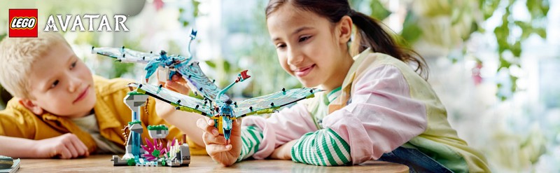 LEGO Avatar 75572 Jake és Neytiri első Banshee repülése