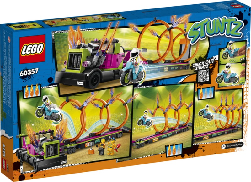 LEGO City 60357 Kaszkadőr járgány és tűzgyűrű kihívás