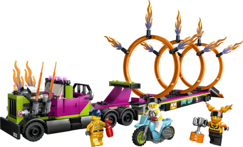 LEGO City 60357 Kaszkadőr járgány és tűzgyűrű kihívás