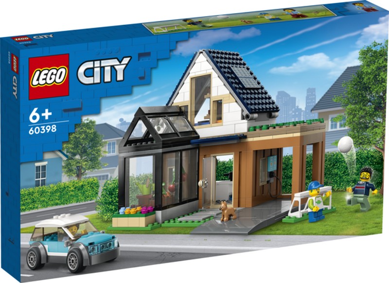 LEGO City 60398 Családi ház és elektromos autó