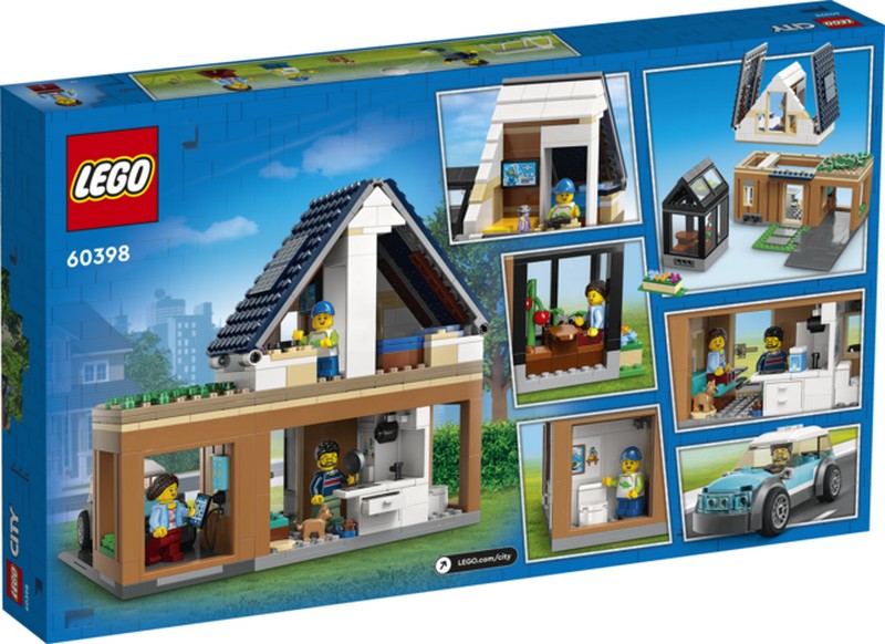 LEGO City 60398 Családi ház és elektromos autó