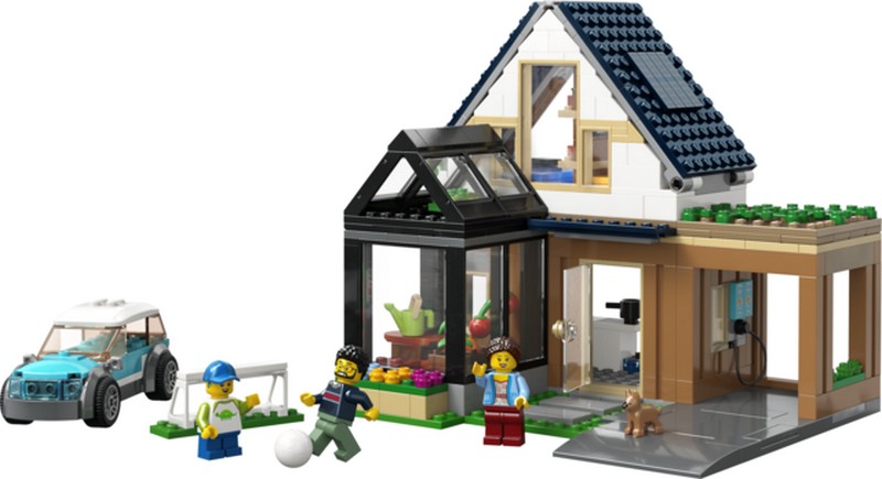 LEGO City 60398 Családi ház és elektromos autó