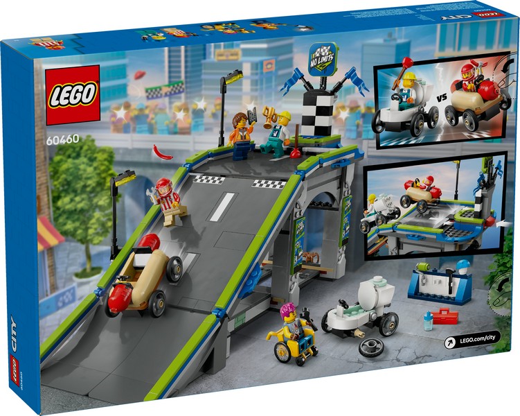 LEGO City 60460 Határok Nélkül: Versenypálya Rámpákkal