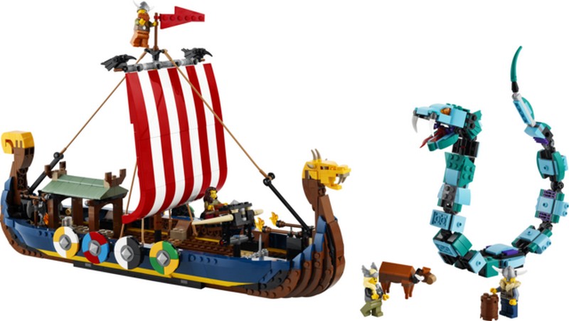 LEGO Creator 31132 Viking hajó és a Midgard kígyó