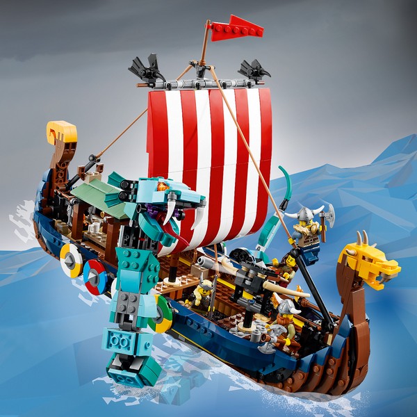 LEGO Creator 31132 Viking hajó és a Midgard kígyó