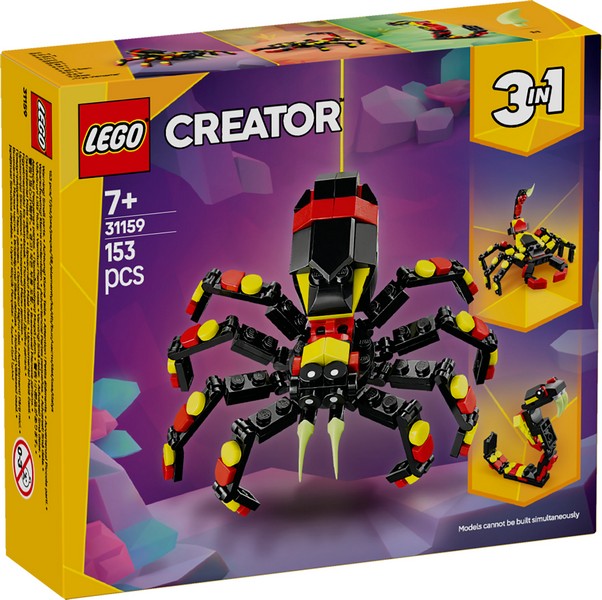 LEGO Creator 31159 Vadállatok: Meglepetésekkel teli pók