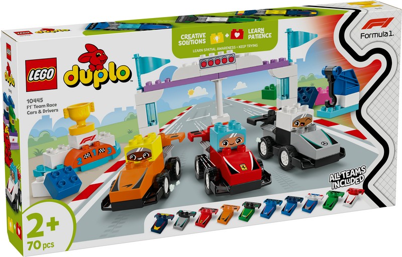 LEGO DUPLO 10445 F1 Versenyautók És Pilóták