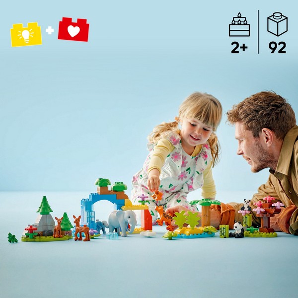 LEGO DUPLO 10446 3 az 1-ben Állatcsaládok A Vadvilágban