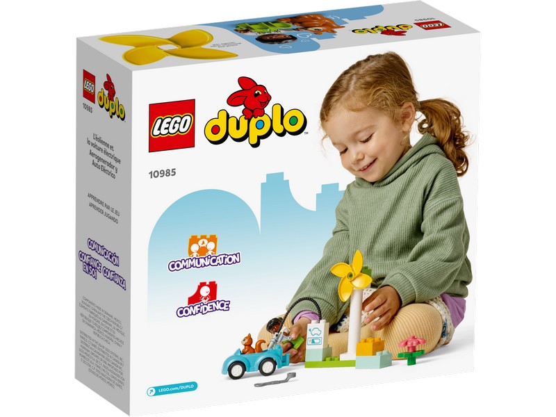 LEGO DUPLO 10985 Szélturbina és elektromos autó