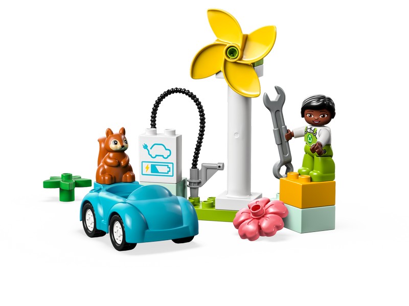 LEGO DUPLO 10985 Szélturbina és elektromos autó
