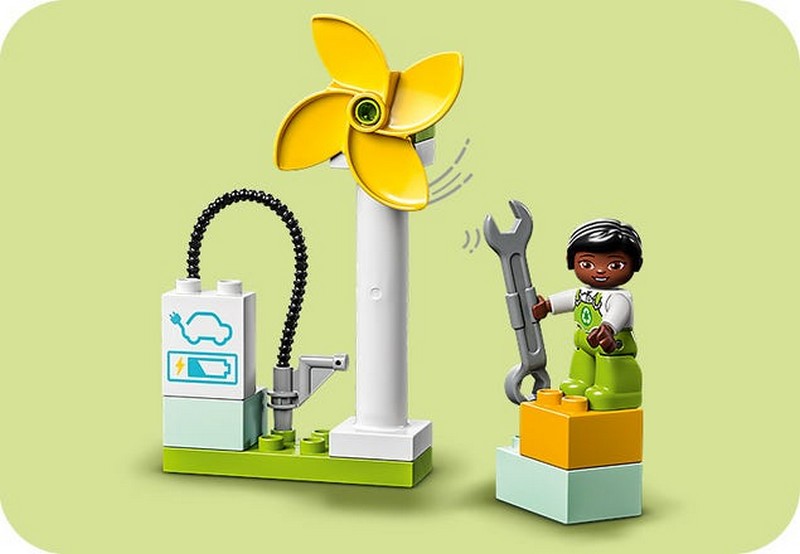 LEGO DUPLO 10985 Szélturbina és elektromos autó