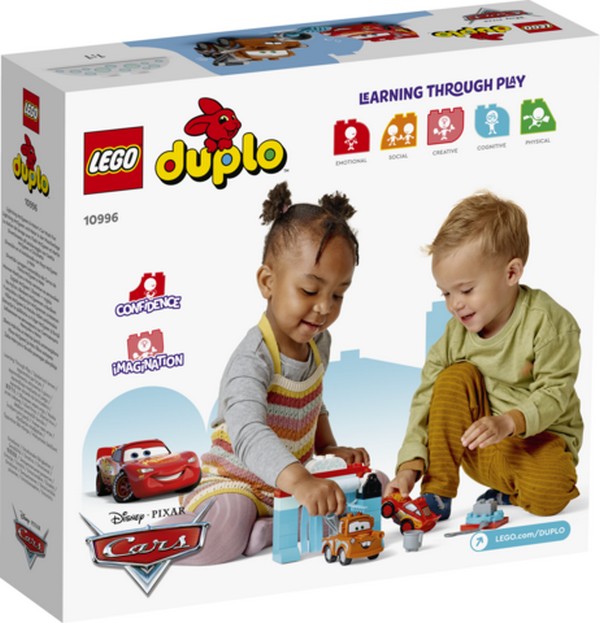 LEGO DUPLO 10996 Villám Mcqueen és Matuka vidám autómosása