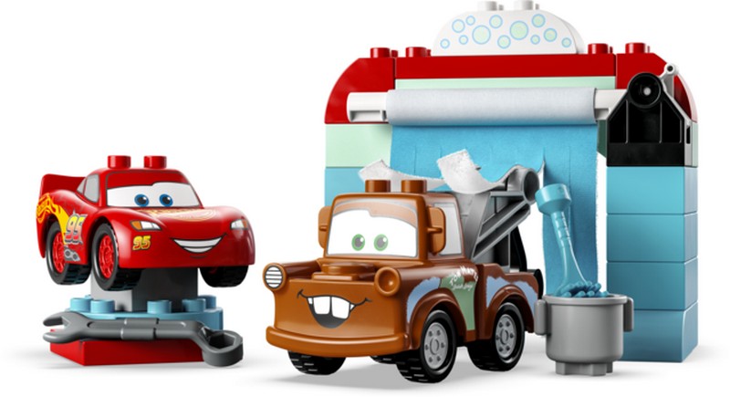 LEGO DUPLO 10996 Villám Mcqueen és Matuka vidám autómosása