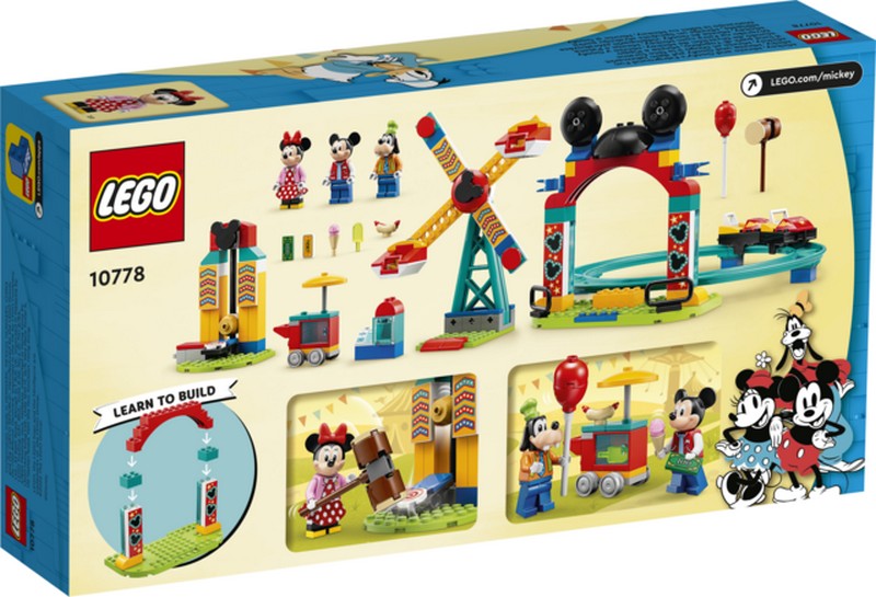 LEGO Disney 10778 Mickey, Minnie és Goofy vidámparki szórakozása