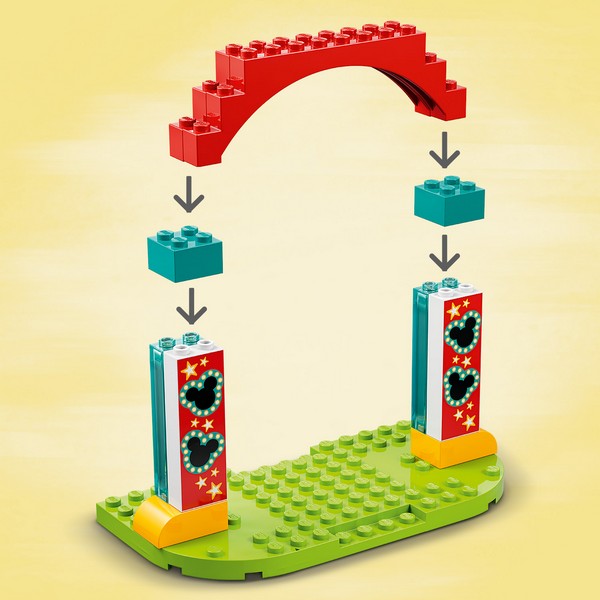 LEGO Disney 10778 Mickey, Minnie és Goofy vidámparki szórakozása