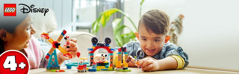 LEGO Disney 10778 Mickey, Minnie és Goofy vidámparki szórakozása