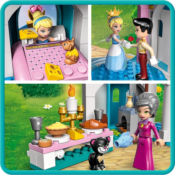 LEGO Disney 43206 Hamupipőke és Szőke herceg kastélya