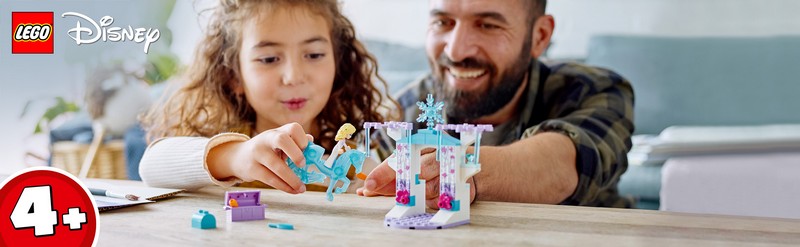 LEGO Disney Princess 43209 Elza és a Nokk jégistállója
