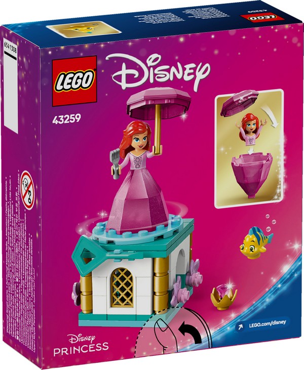LEGO Disney Princess 43259 Pörgő-forgó Ariel