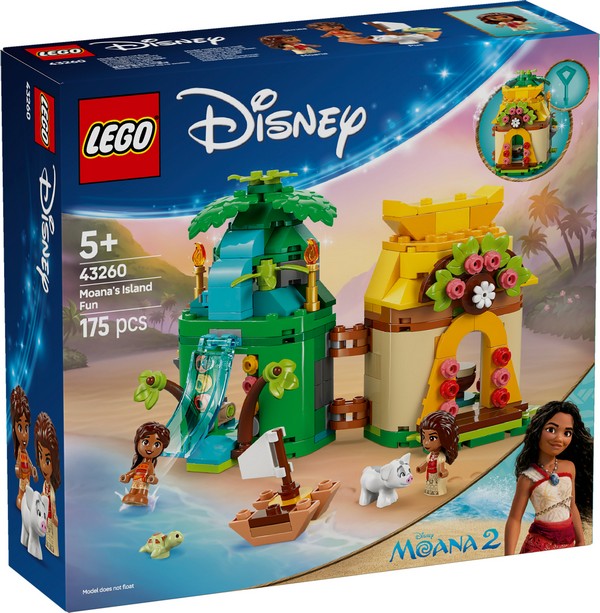 LEGO Disney Princess 43260 Vaiana vidám kalandjai a szigeten