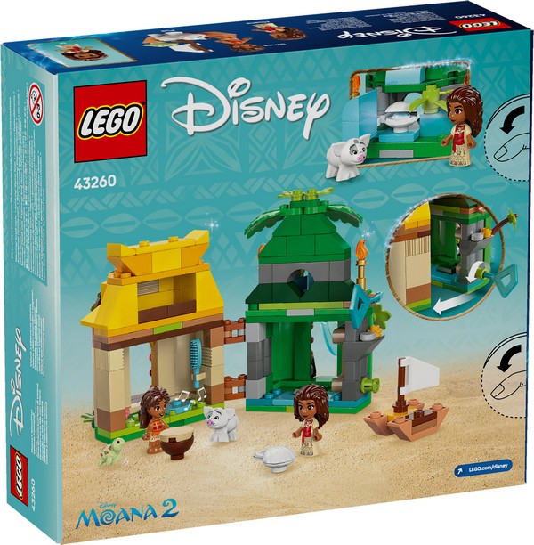 LEGO Disney Princess 43260 Vaiana vidám kalandjai a szigeten