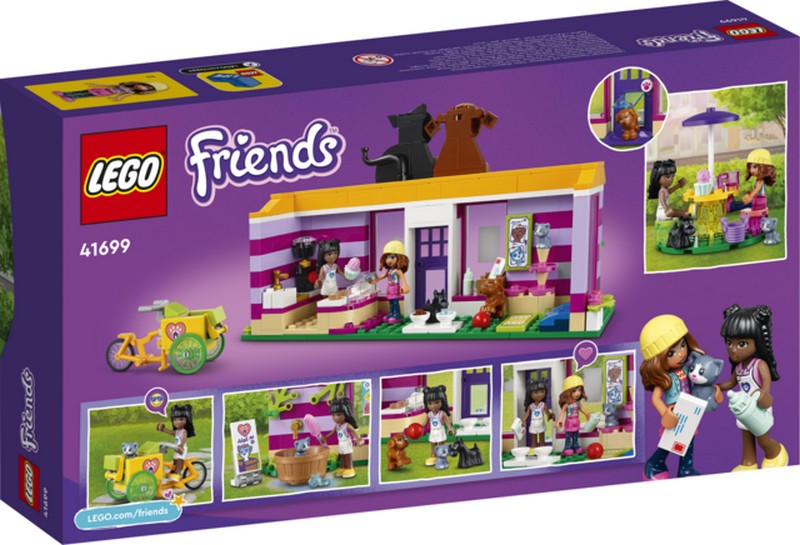 LEGO Friends 41699 Kisállat örökbefogadó kávézó