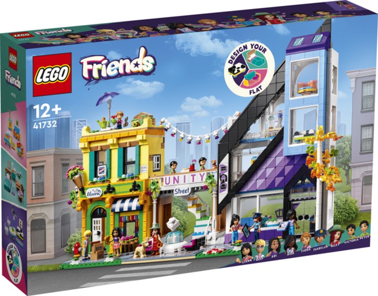 LEGO Friends 41732 Belvárosi design- és virágboltok