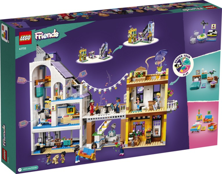 LEGO Friends 41732 Belvárosi design- és virágboltok