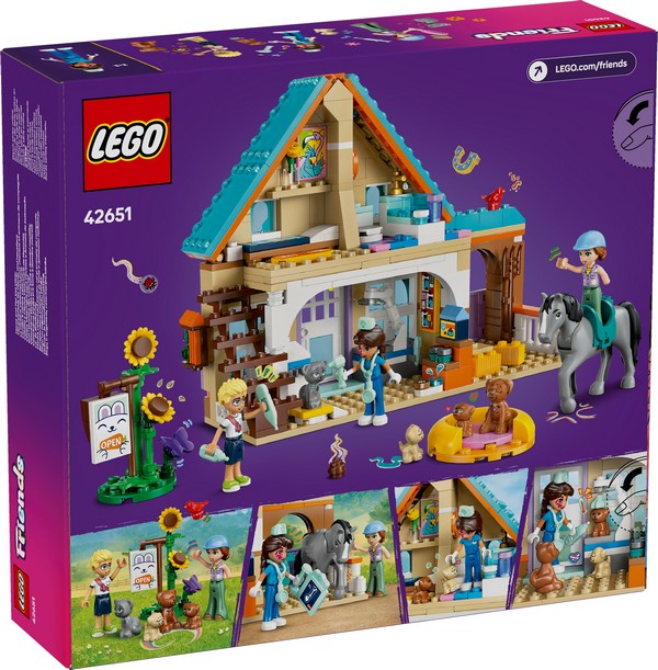 LEGO Friends 42651 Ló- És Állatkórház