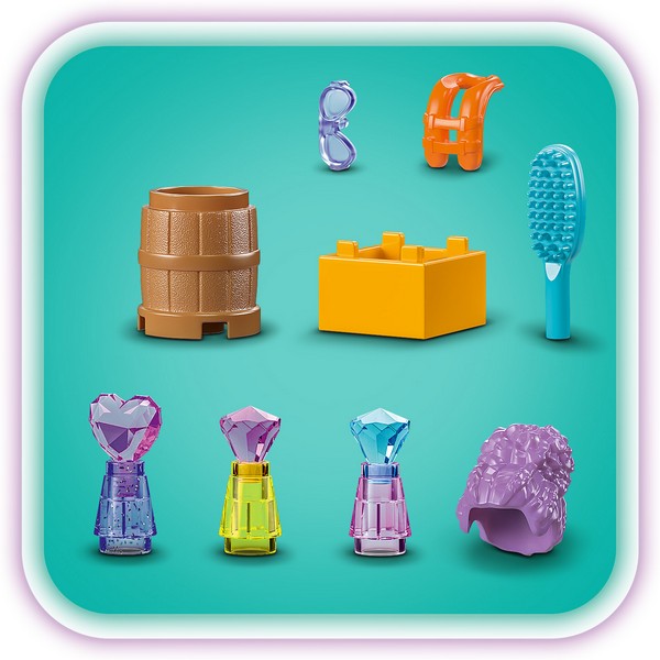 LEGO Gabby's Dollhouse 10786 Gabi és Szirénke hajója és szépségszalonja