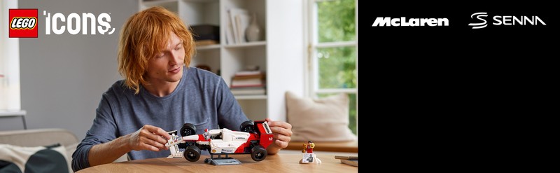 LEGO Icons 10330 Mclaren MP4/4 És Ayrton Senna