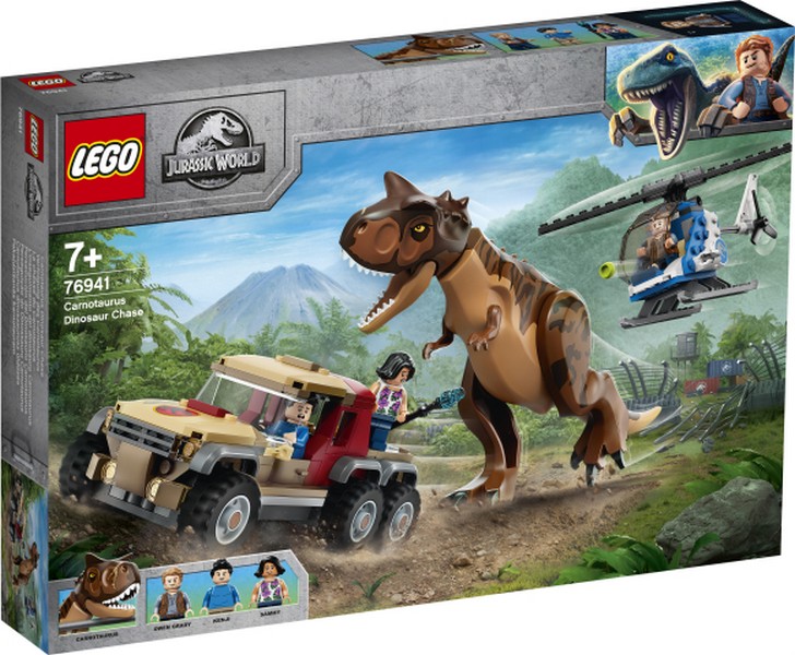 LEGO Jurassic World 76941 Carnotaurus dinoszaurusz üldözés