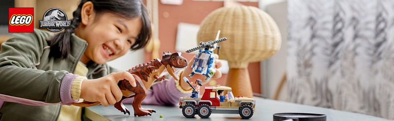 LEGO Jurassic World 76941 Carnotaurus dinoszaurusz üldözés