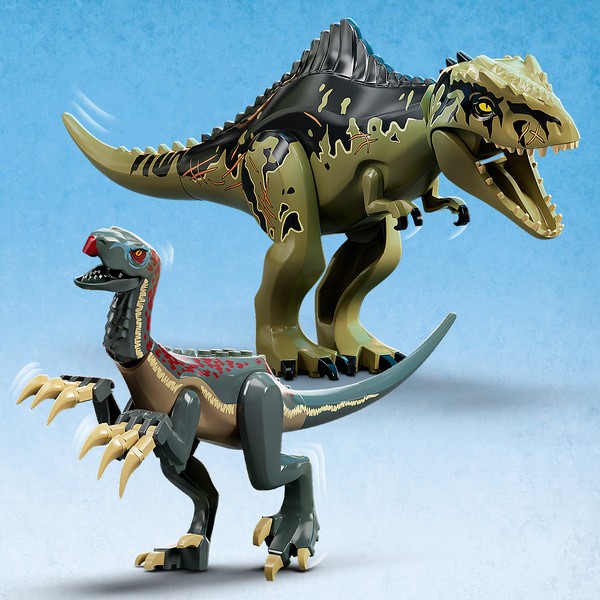 LEGO Jurassic World 76949 Giganotosaurus és therizinosaurus támadás
