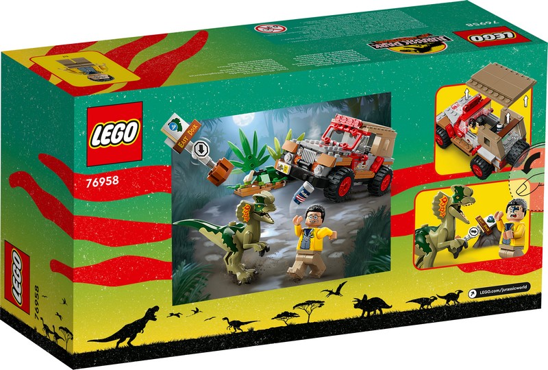 LEGO Jurassic World 76958 Dilophosaurus Támadás