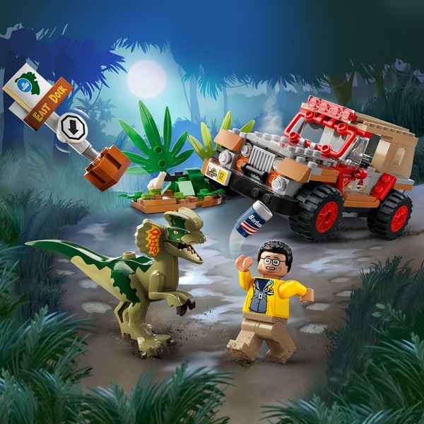 LEGO Jurassic World 76958 Dilophosaurus Támadás