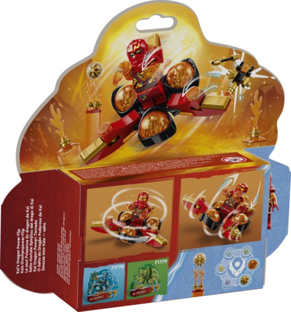 LEGO Ninjago 71777 Kai sárkányerő Spinjitzu átfordulása